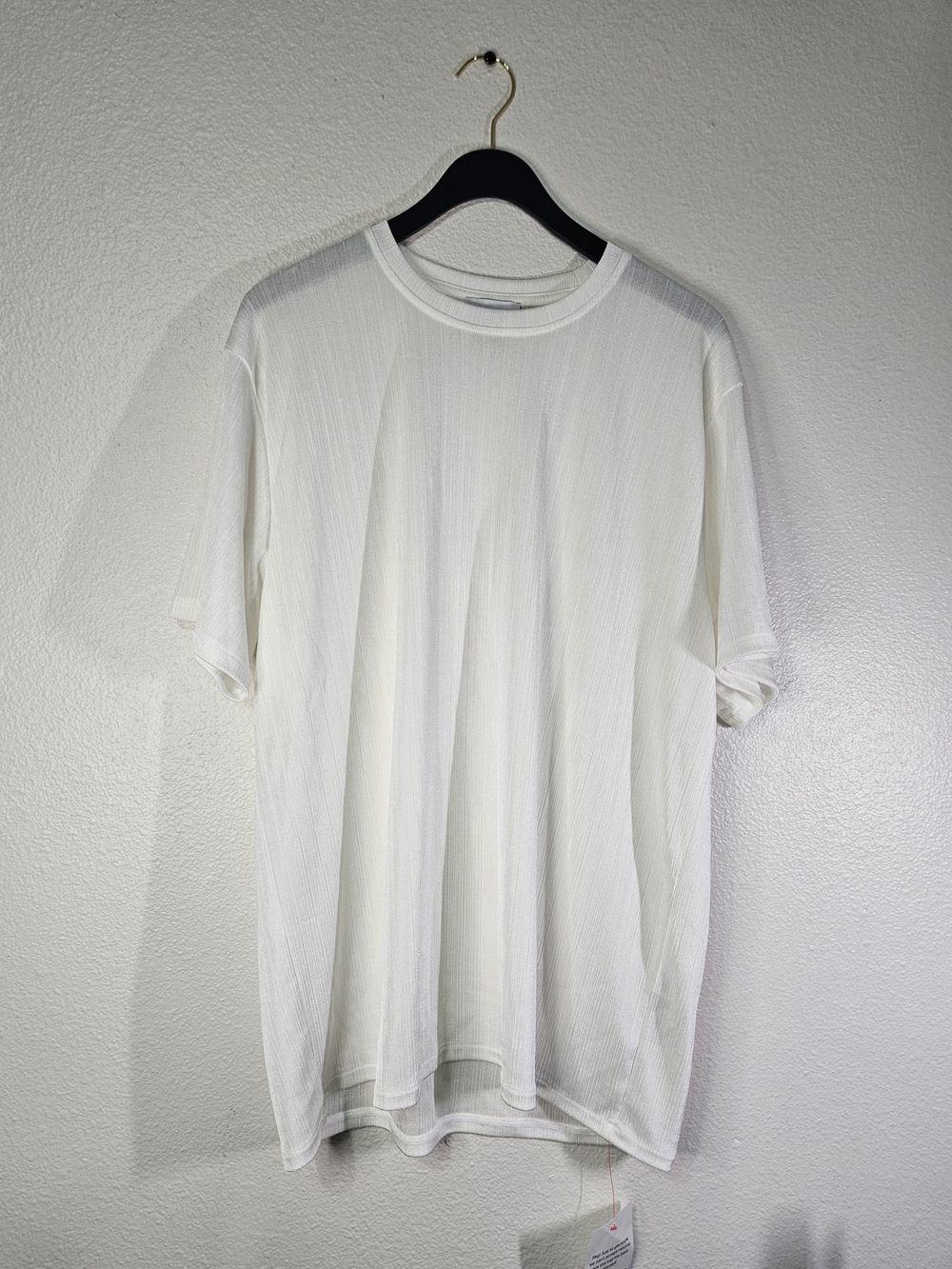 Topman Classic Fit Sheer Rib Knit T-Shirt